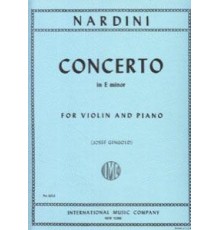 Concerto E minor for Violin and Piano