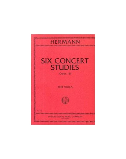 Six Concert Studies Op. 18