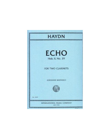 Echo Hob. II, Nº 39 for Two Clarinets