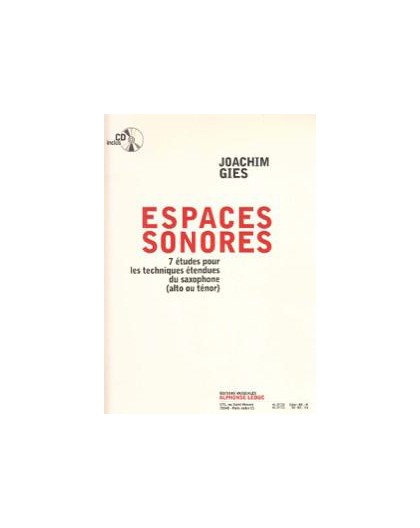 Espaces Sonores   CD