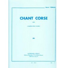 Chant Corse pour Saxophone Tenor et Pian