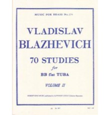 70 Studies for BB flat Tuba Vol. II