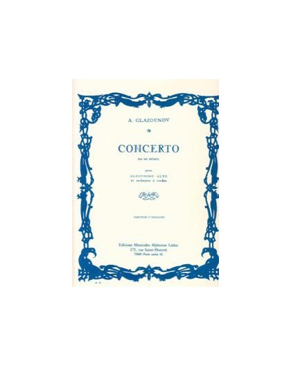 Concerto en Mib/ Full Score