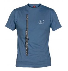Camiseta Flauta Chico Azul XL
