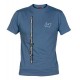 Camiseta Flauta Chico Azul S