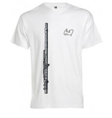 Camiseta Flauta Chico Blanca XL