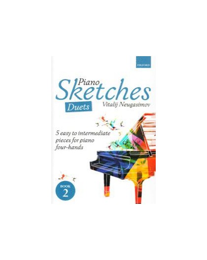 Piano Sketches Duets. 5 Easy to Interme