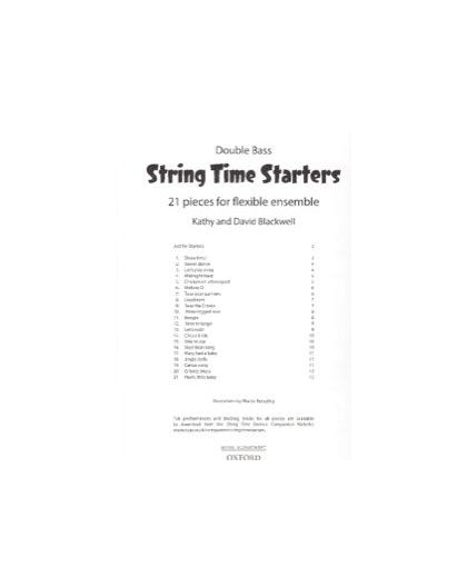 String Time Starters Double Bass. 21 Pie