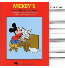 Mickey? s Music Manuscript Paper