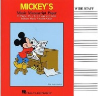 Mickey? s Music Manuscript Paper