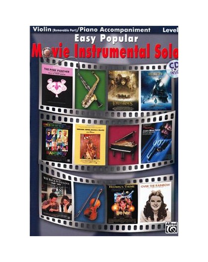 Easy Popular Movie Instr.Solos Violin-Pi