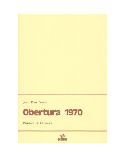 Obertura 1970/ Full Score A-4