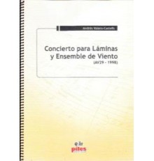 Concierto para Láminas y Ensemble de Vie