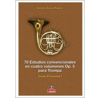 70 Estudios Convencionales Op. 5 Vol. I