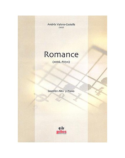 Romance. Saxo y Piano (2006, AV31c)