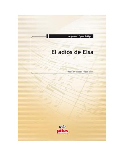 El Adiós de Elsa/ Vocal Score