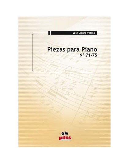 Piezas para Piano Nº 71 al 75