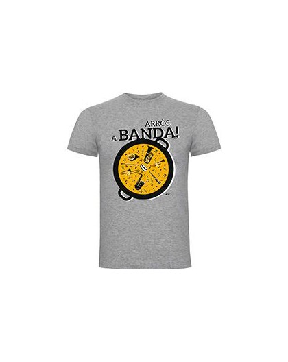 Camiseta Arroz a Banda Unisex Talla M