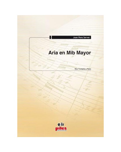 Aria en Mib Mayor. Trompeta y Piano.