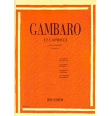 12 Capricci per Clarinetto