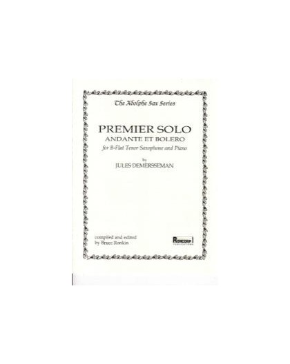 Premier Solo.  Andante et Bolero