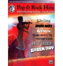 Pop & Rock Hits Instrumental Solos   CD/