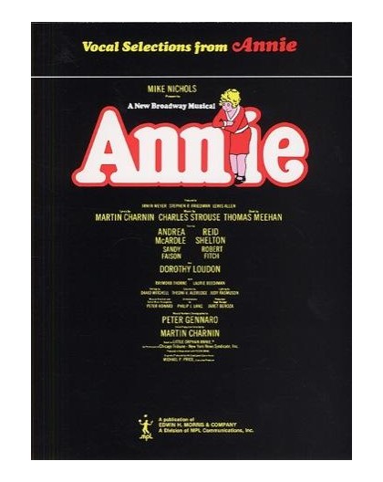 Annie Piano Vocal Selections