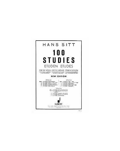 Sitt. 100 Studies Op. 32 Vol. I First po