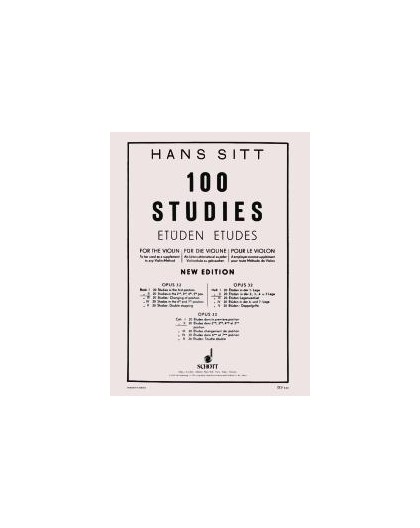 Sitt. 100 Studies Op. 32 Vol. II. 2ª, 3ª