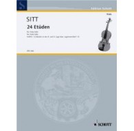 Sitt 24 Etüden aus Op. 32 für Viola II