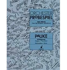 Orchester Probespiel. Pauke/ Timpani