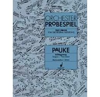 Orchester Probespiel. Pauke/ Timpani