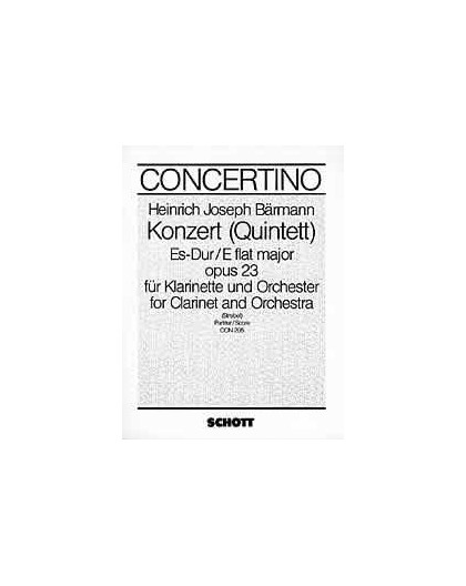 Konzert (Quintett) Es-Dur Op. 23/ Full S