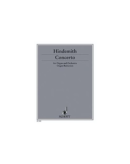 Concerto for Organ and Orchestra/ Red.Pn