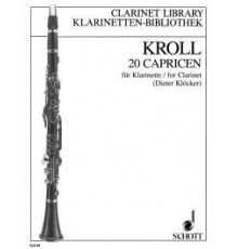 20 Capricen for Clarinet