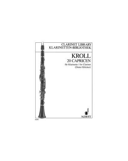 20 Capricen for Clarinet