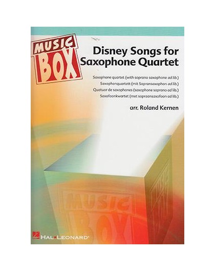 Disney Songs for Saxophone Quartet