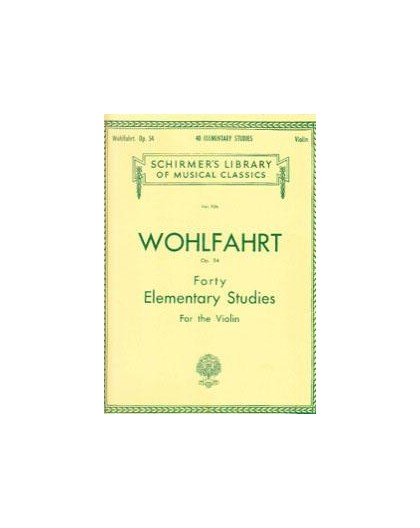 Forty Elementary Studies Op. 54