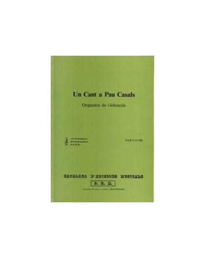 Un Cant a Pau Casals/ Full Score