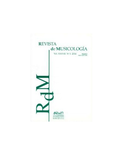 Revista de Musicología Vol. XXXVII Nº 1