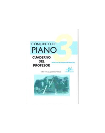 Conjunto de Piano Profesor Vol. 3   CD