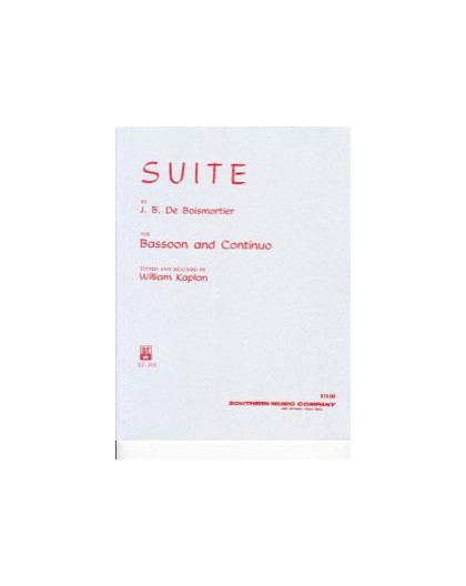 Suite for Bassoon and Continuo Op.40