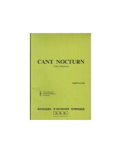 Cant Nocturn/ Full Score