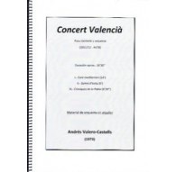 Concert Valencìa (2012-AV78)/ Full Scor