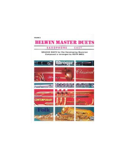 Belwin Master Duets Vol.2 Saxophone Easy