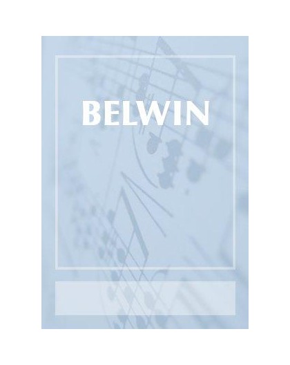 Belwin Master Solos, Vol.1 Pno Acomp.