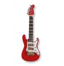 Imán Guitarra Eléctrica Roja 3D