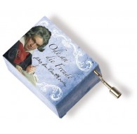 Caja Musical Beethoven Azul " Ode an die