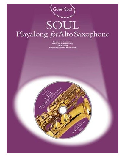 Soul Playalong Alto Sax/ Ebook   Audio