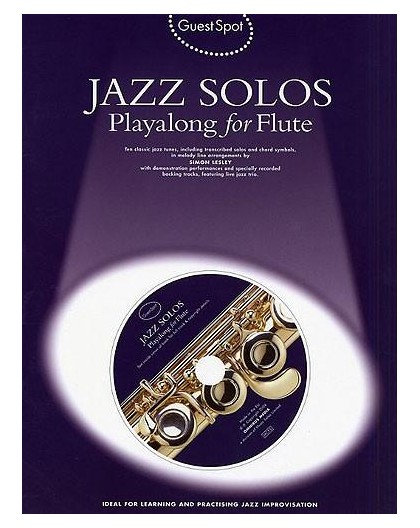 Jazz Solos Playalong for Flute   CD